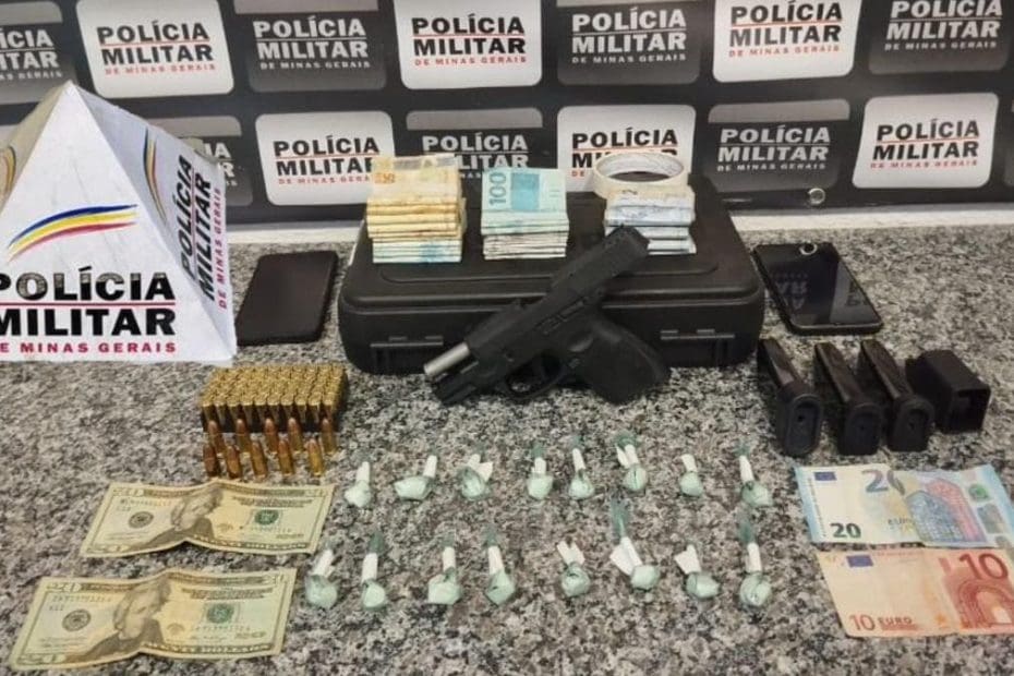Homem é preso com cocaína e arma de fogo no Niterói