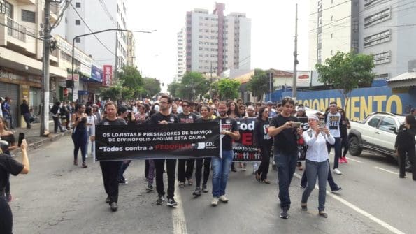 Caminhada "Todos Contra a Pedofilia" será realizada na próxima quinta-feira
