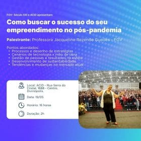 ACID promove palestra “Como buscar o sucesso de seu empreendimento pós-pandemia”