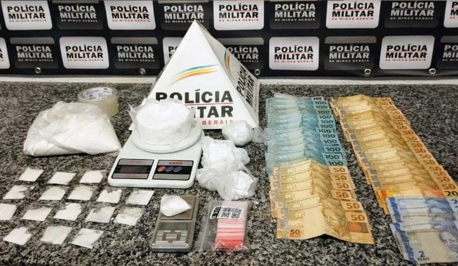 Homem é preso com mais de um quilo de cocaína no Campina Verde