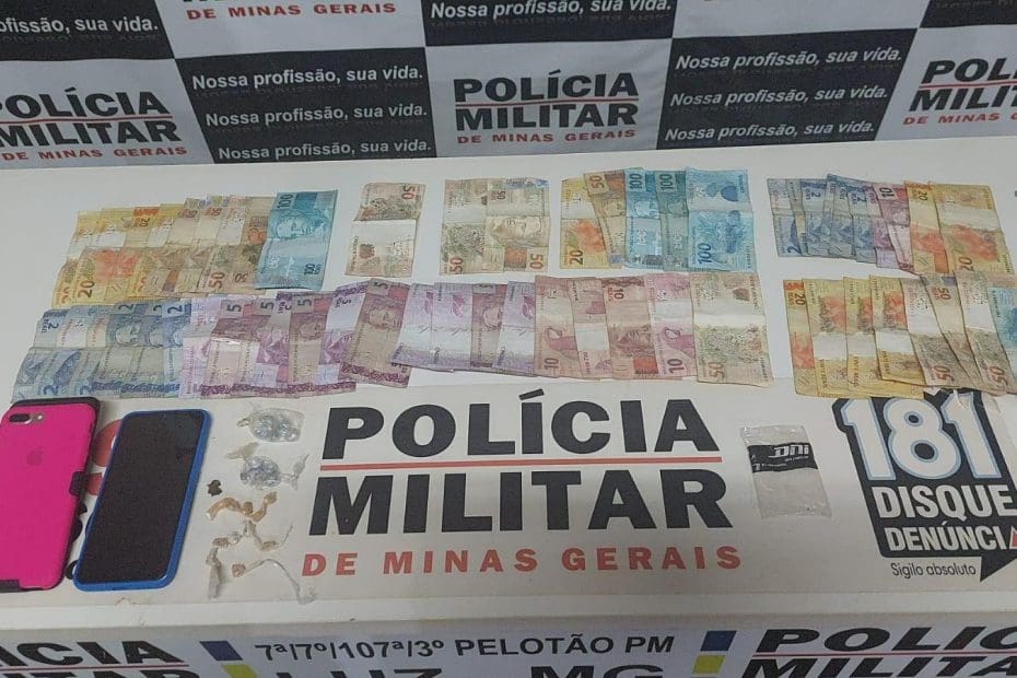 Um homem é preso e cinco menores são apreendidos por tráfico de drogas em Luz