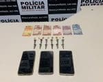 PM prende tr&ecirc;s homens por tr&aacute;fico de drogas em Lagoa da Prata