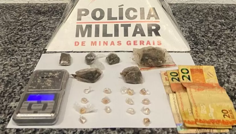 Divinópolis: Homem é preso por tráfico de drogas no Santa Rosa