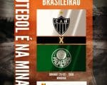 Jog&atilde;o podendo valer a vice-lideran&ccedil;a para o Galo. Atl&eacute;tico x Palmeiras. A Minas FM transmite.