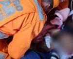 Oliveira: Bebê de 9 meses prende o dedo em corrente de bicicleta e é socorrido pelos Bombeiros