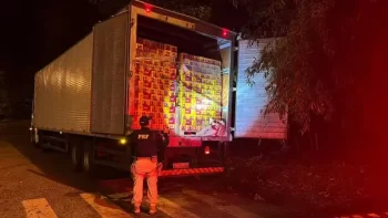 Caminh&atilde;o com 103 mil latas de cerveja sem nota fiscal &eacute; apreendido em Minas