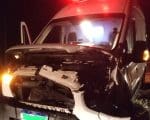 Animais soltos na pista provocam acidente com ambulância da Prefeitura de Formiga