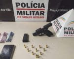 Nova Serrana: PM prende homem com extensa ficha criminal e apreende arma