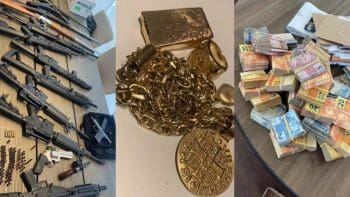 MPMG realiza opera&ccedil;&atilde;o contra jogo do bicho em MG e apreende armas e barra de ouro