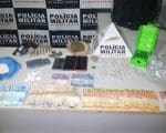 Dois homens s&atilde;o presos por tr&aacute;fico de drogas em Cl&aacute;udio