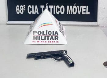 Jovem &eacute; preso com arma em Perdig&atilde;o