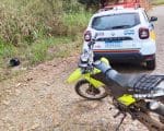 Pitangui: Motocicleta furtada é localizada em lote vago