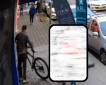 Câmeras de segurança revelam furto de bicicleta em Divinópolis