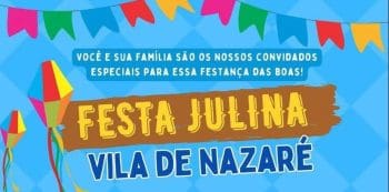 Festa julina da Vila de Nazar&eacute; acontece nesse s&aacute;bado (08/7) em Divin&oacute;polis