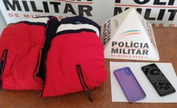 Polícia Militar de Bambuí prende ladrão de celular em porta de escola