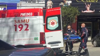 Acidente de moto deixa homem ferido no Centro de Divin&oacute;polis