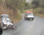 Acidente entre carro e caminhão deixa mortos em Martinho Campos