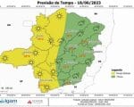 Tempo fechado e temperatura deve cair a em Divin&oacute;polis a partir deste domingo