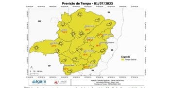Previs&atilde;o do Tempo em Divin&oacute;polis aponta s&aacute;bado de sol