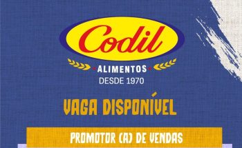 Codil abre vagas para promotor de vendas