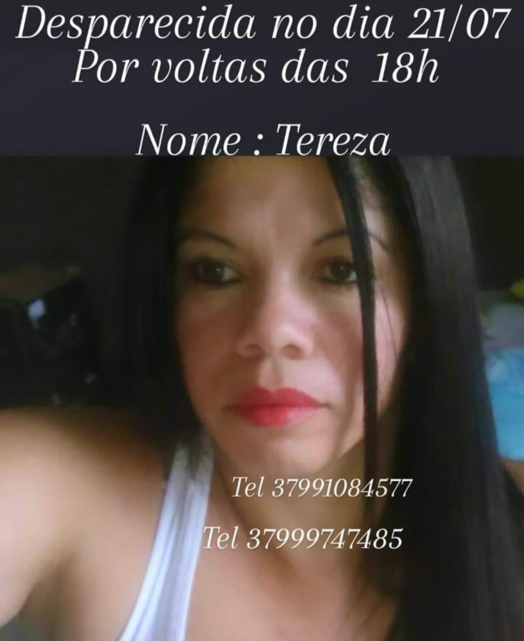 Familiares procuram por mulher desaparecida em Divin&oacute;polis