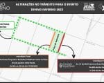 Settrans informa alterações no trânsito para o “Divino Inverno”