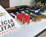 Proprietário de bar é detido por posse ilegal de armas em Itaúna