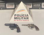 Os três patetas são presos no bairro Dona Rosa após tentar subornar Polícia Militar com armas de fogo