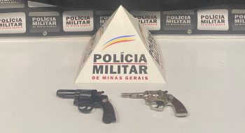 Os tr&ecirc;s patetas s&atilde;o presos no bairro Dona Rosa ap&oacute;s tentar subornar Pol&iacute;cia Militar com armas de fogo