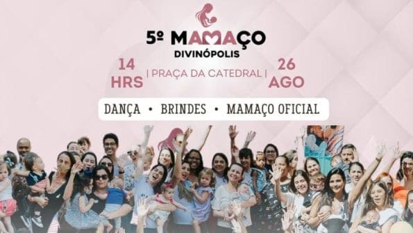 Mães organizam '5º Mamaço Divinópolis' em prol do aleitamento materno