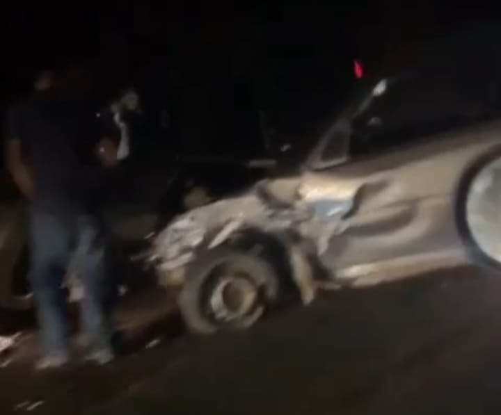Vídeo: acidente com vários carros na Estrada de Ermida
