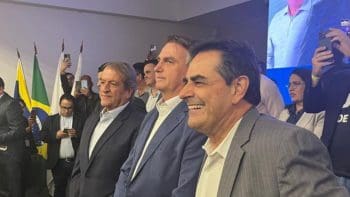 Domingos S&aacute;vio toma posse como presidente do PL em MG; evento teve a presen&ccedil;a de Bolsonaro