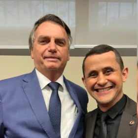 Bolsonaro e Eduardo Azevedo