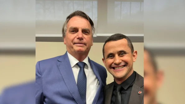 Bolsonaro e Eduardo Azevedo