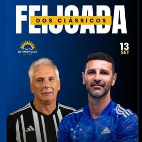 ‘Feijoada dos clássicos’ une ídolos de Atlético e Cruzeiro para ação solidária no Divinópolis Clube