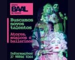 Grupo Baal busca novos talentos para teatro