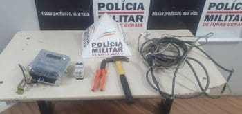 Homem furta cabos de energia e é preso em Nova Serrana