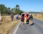 Motociclista morre ap&oacute;s batida entre moto e caminh&atilde;o em Santo Ant&ocirc;nio do Monte