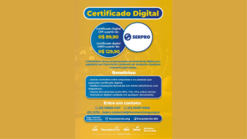 Parceria entre AMIRT com a Fecom&eacute;rcio MG oferece benef&iacute;cios para empresas atrav&eacute;s do Certificado Digital
