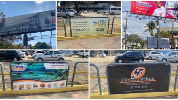 Placas publicidade Divinópolis