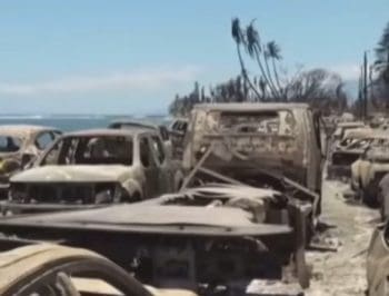 Tragédia no Havaí provocada por incêndio.