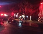 São Sebastião do Oeste: Grave acidente entre carro e carreta deixa feridos