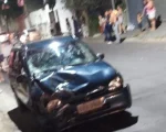 Acidente na Rua São João Del Rei em Divinópolis: PM no Local
