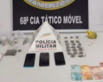 Homem &eacute; detido e 4 adolescentes s&atilde;o apreendidos com drogas em Nova Serrana