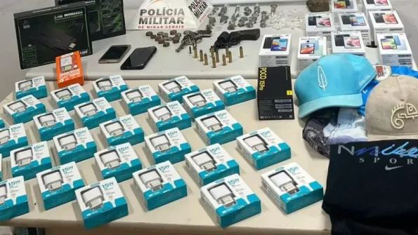 Criminosos s&atilde;o detidos ap&oacute;s roubo em estabelecimento comercial em Nova Serrana
