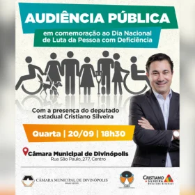 Audiência Pública comemora Dia Nacional da Luta da Pessoa com Deficiência