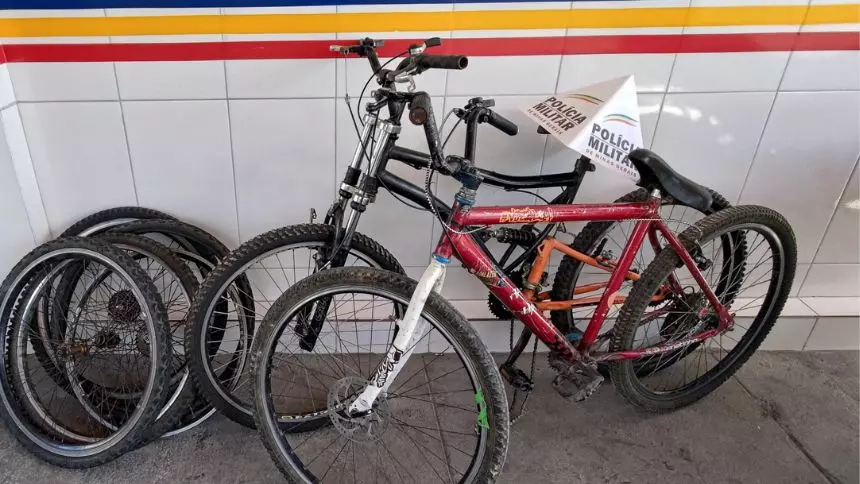 PM recupera bicicletas furtadas em Santo Antônio do Monte
