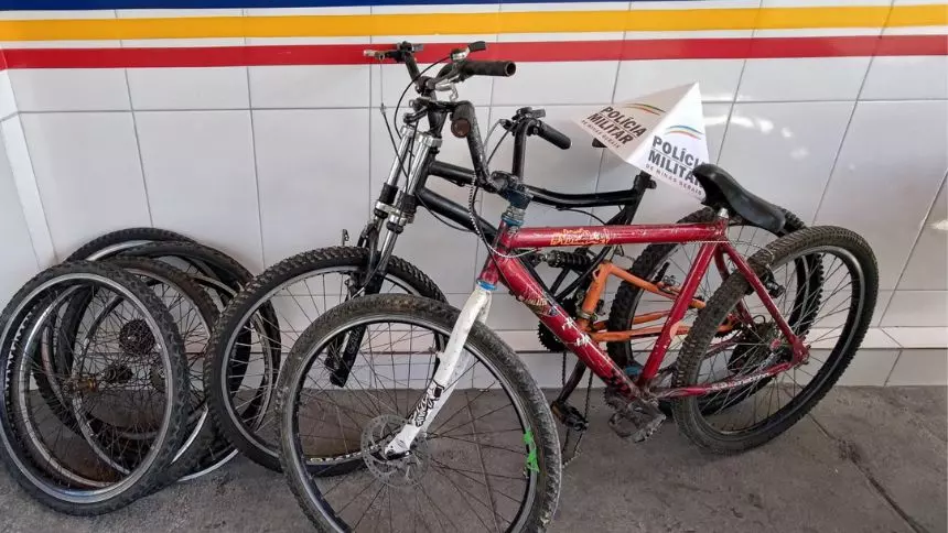PM recupera bicicletas furtadas em Santo Ant&ocirc;nio do Monte