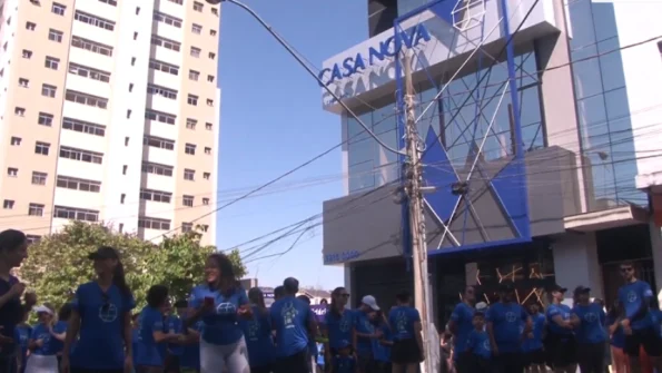 Caminhada aconteceu em comemoração à nova sede da Casa Nova