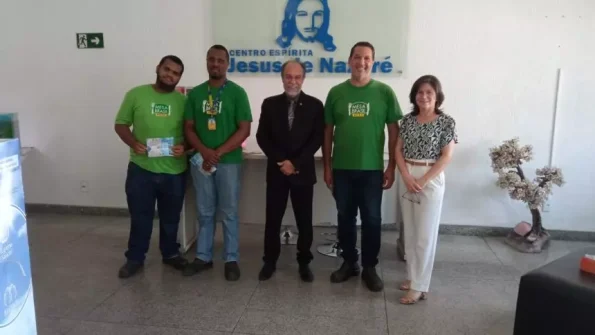 SinComércio entrega 150 cestas básicas para Centro Espírita Jesus de Nazaré